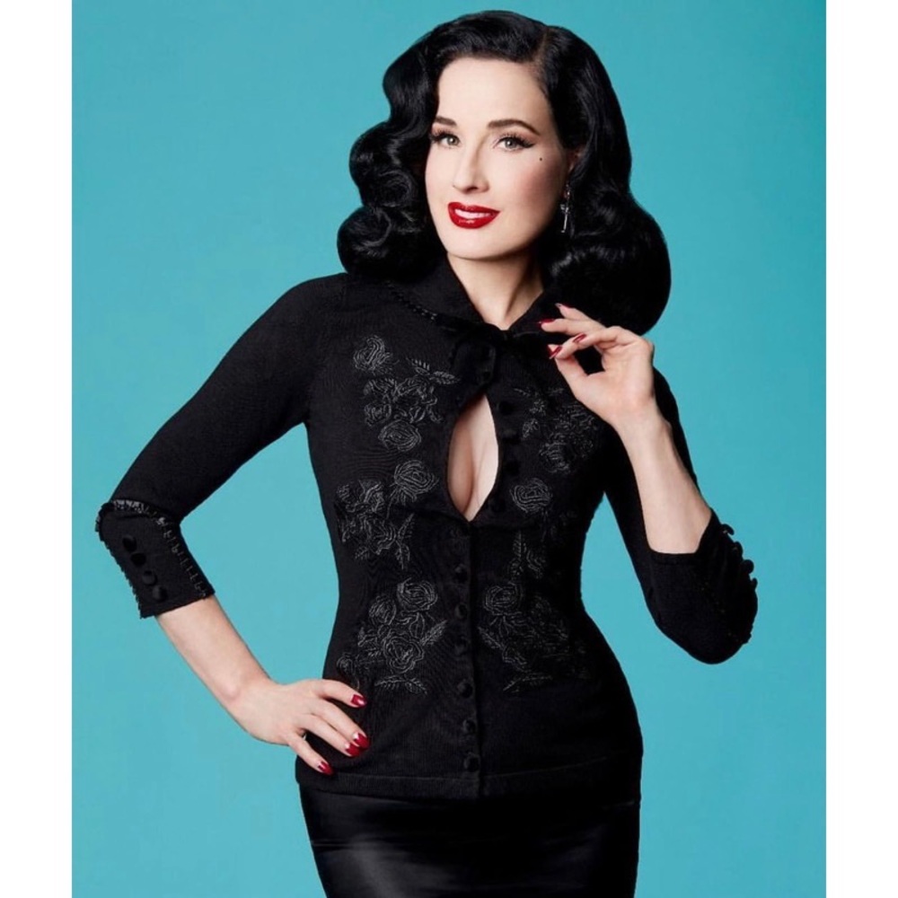 Dita Mademoiselle Onyx Cardigan (Limited Edition) - Picture 2 of 16
